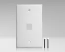 Jonard - K-W1/10 - Single Gang Keystone 1 Port Wall Plate 10 Pack 