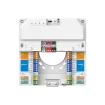 Hanwha - NHP-P200 - Powered by OnCAFE, IP Controller supporting (2) doors, featuring (2) Wiegand/OSDP reader ports (up to 4 OSDP Readers), (5) Supervised Inputs, up to (4) Unsupervised OSDP Flex Inputs, (2) Form-C wet relay outputs with dry/12VDC/24V