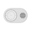 Hanwha - SPS-A100M - Audio Beacon - Speaker with Max. Sound Pressure Level 90dB at 1m(3.28ft) and Frequency Range of 144Hz~20kHz, 5 Digital Microphones with Two-Way/One-Way selectable, Full Duplex communication with Echo Cancellation and Noise Reduct