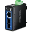 Trendnet - TI-FGSC - Hardened Industrial 1000BASE-LX Multi-Mode SC Fiber Converter (1km, 0.62mi.)