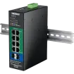 Trendnet - TI-PG103i - 10-Port Industrial Gigabit L2 Managed PoE+ DIN-Rail Switch 24 - 57V