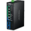 Trendnet - TI-PG743Bi - 7-Port Industrial Gigabit L2 Managed PoE+ DIN-Rail Switch 24 - 57V