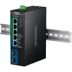 Trendnet - TI-PG743Bi - 7-Port Industrial Gigabit L2 Managed PoE+ DIN-Rail Switch 24 - 57V