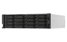 QNAP - TS-h2287XU-RP-E2336-32G-US - QNAP 22-Bay 3U rackmount NAS, Intel Xeon E-2336 6C/12T 2.9 GHz processor (boost up to 4.8 GHz), 32 GB ECC DDR4, 16 x 2.5"/3.5" SATA 6Gbps HDD/SSD + 6 x 2.5" SATA 6Gbps, 10GBASE-T, 2.5GbE RJ45, USB 3.2 Gen2, PCIe Gen4 