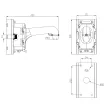 Speco - CPMTPTZ - Conduit Pole Mount for Speco Blue PTZ