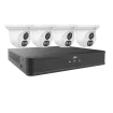 UNV - EK-S31P4DLT44T1 - 4MP Dual Light 4 Channel Surveillance Kit with 4 Turret Domes, 4K NVR with 4 Channel and 1TB HDD