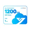 Luminys - LCL-1YDATA1200GU - LumiCloud 4G Data 1200GB USA 1 Year 
