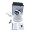Luminys - N5P-8DA2  - 2 x 4MP Network LumiDeterrent Stitched Turret Camera, 2.8 mm Lens