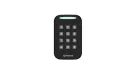 Hanwha - NOD-AX25S - Multi-technology single gang keypad reader, 13.56 MHz (NFC), 125 kHz (PROX), Bluetooth BLE 5.3, Auto-Detect for Wiegand or OSDP infrastructures, Remote firmware upgrade support for radio enable/disable and control sequencing, Sup