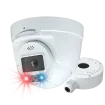 Speco - O4TDD2M - 4MP IP Turret Camera with AI, Audio, and Visual Deterrent, NDAA