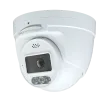 Speco - O4TDD2 - 4MP IP Turret Camera with AI, Audio, and Visual Deterrent, NDAA