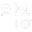 Speco - O5VLWM - Dome Wall Mount