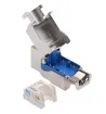Platinum Tools - 106280 - Cat8 Shielded Toolless Keystone Jack with Shutter