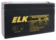 ELK - 0675 - Sealed Lead Acid Battery 6V-7.5Ah