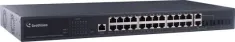 GeoVision - 84-APOE242-001U - 24-Port Gigabit PoE +2 Gigabit SFP uplink port +2 combo port Web Managed PoE Switch, US