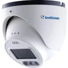 GeoVision - 84-GEBF491-1010 - Cloud AI 4MP WDR Pro Eyeball Dome IP Camera, H.265 4.3x Zoom Super Low Lux Full Color Warm LED