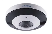 GeoVision - 84-GFER690-0010 - Cloud AI 6MP H.265 Super Low Lux WDR Pro IR Fisheye Rugged IP Camera, 1.65mm