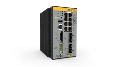 Hanwha - HV-IE360-12GHX- 980 - Indusrial switch. 8x 10/100/1000T, 2x 100/1000X SFP, 2x 1/10G SFP+, Industrial Ethernet, Layer 3 Switch, PoE++ Support. TAA compliant. Optimized to use with Hanwha network camera products