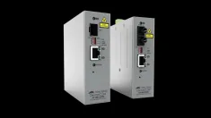 Hanwha - HV-IMC2000TP/SP-980 - Industrial Temp Gigabit Media Converter. 10/100/1000T POE+ to 100X/1000X SFP. TAA compliant. Optimized to use with Hanwha network camera products.