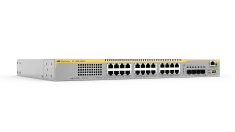 Hanwha - HV-x540L-28XTm-10 - 10 Gigabit Layer 3 Stackable Switch, 24x 100M/1/2.5/5/10G, 4x SFP/SFP+ ports and a single fixed PSU, US Power Cord. Optimized to use with Hanwha network camera products