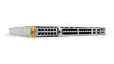 Hanwha - HV-x950-28XSQ-900 - Advanced Layer 3 switch with SFP+ slot x 24- QSFP/QSFP28 slots x 4- Expansion slot x 1- Dual Hotswap PSU Bays. TAA compliant. Optimized to use with Hanwha network camera products