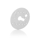 AV-EBAR-W - Round Electrical Box Adapter Plate for SurroundVideo Omni SX - IDIS