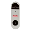 BOLIDE - BN-VDB - 5MP Smart Video Doorbell, Connects to Bolide iPac NX NVRs, 2.4/5G Wi-Fi Capable, Built-in Speaker and Mic, SD Card Slot, Human Detection, Package Dection, and Loitering Detection Analytics, POE, Silver Color, Includes Wall Mount Bra