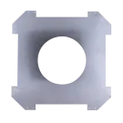 SPECO - BRC6F - In-Ceiling Bracket for 6" Speaker (Pair) 8 3/8" cutout dim.