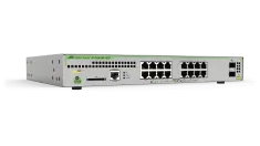 Hanwha - HV-GS970M/18PS-R-10 - 16 port Gigabit Managed PoE+ switch, 2 x SFP uplink ports, 247W total PoE budget, Optimized to use with Hanwha network camera products