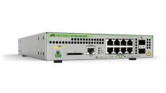 Hanwha - HV-GS970M/10PS-R-10 - 8 port Gigabit Managed PoE+ switch, 2 x SFP uplink ports, 124W total PoE budget, Optimized to use with Hanwha network camera products