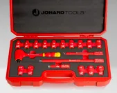 Jonard - INSS-19M - Insulated 19 Piece Metric Socket Set 