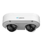 Luminys - N9P-4RA2 - N9 Specialty Series 2 x 4MP AI Dual-Sensor IP Dome Camera with Fixed Unstitched Lenses, IR