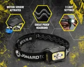 Jonard Tools - SOL-H2 - Solis™ Ultra Bright Jobsite LED Headlamp
