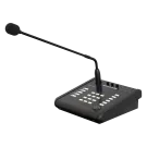 Hanwha - SPA-M2000 - Desktop SIP Microphone for use with IPAS, Monitor Amp 1W/8Ω, DC24V, PoE, SUNAPI, SIP