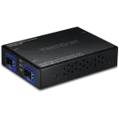 Trendnet - TFC-G21SFP - 1000BASE-T to Dual SFP Fiber Media Converter with Redundant Mode