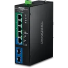 Trendnet - TI-PG743Bi - 7-Port Industrial Gigabit L2 Managed PoE+ DIN-Rail Switch 24 - 57V