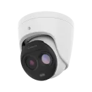 Hanwha - TNM-C2722TDR - Wisenet T network Bi-spectrum Early Fire Detection Camera, Thermal: 160 x 120 (uncooled) @ 8fps, <50mK (NETD), built-in 1.9mm fixed lens (57° HFoV / 44° VFoV), Visible: 3MP, built-in 4.46mm fixed lens (69° HFoV / 50.8° VFoV), 