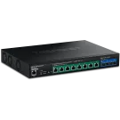 Trendnet - TPE-7124SBF - 12-Port 10G PoE++  Web Smart Switch (720W)