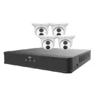 UNV - EK-S31P4T44-V3 - 4-Channel NVR with 4 x 4MP Fixed Dome Network Cameras