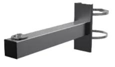 Hanwha - F2XX-PM - Pole mount compatible with TNO-X6073EPT1-Z, TNO-X6323EPT1-Z, TNO-P9073EPT1-Z