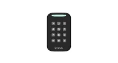 Hanwha - NOD-AX25S - Multi-technology single gang keypad reader, 13.56 MHz (NFC), 125 kHz (PROX), Bluetooth BLE 5.3, Auto-Detect for Wiegand or OSDP infrastructures, Remote firmware upgrade support for radio enable/disable and control sequencing, Sup