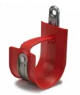 Platinum Tools - HPH64AO-25R - J-Hook 4" Angled Overhang 45°, Size 64, Red (25 Each)