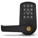 PDK - RLC2PKB - Red Wireless Lock - Black Grade 2 Cylindrical, 13.56 MHz, 125 kHz