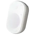 Speco - SPCE6OTW - 6.5″ Outdoor Speaker White with Transformer (Pair)
