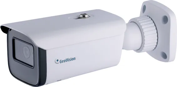 GeoVision - 84-GBL4911-0010 - Cloud AI 4MP H.265 4.3x Zoom Super Low Lux WDR Pro IR Bullet IP Camera