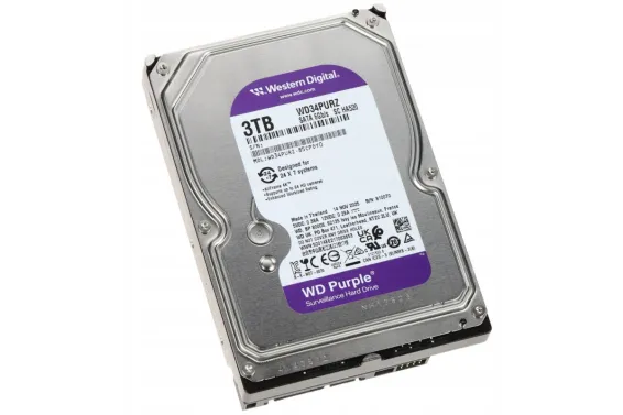 Vivotek - WD34PURZ - Western Digital Purple 3TB Surveillance HDD 3.5"