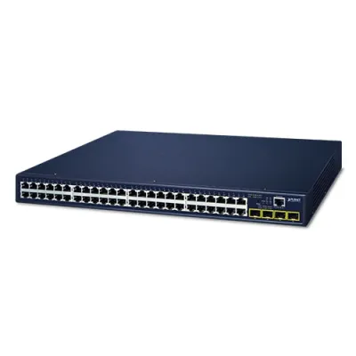 Planet - GS-4210-48T4S - 48-Port 10/100/1000BASE-T + 4-Port 100/1000BASE-X SFP Managed Gigabit Switch