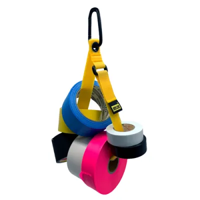 Rip-Tie - TH-H34 - One Inch Wide TapeHolder with Carabiner, 1″ x 34″