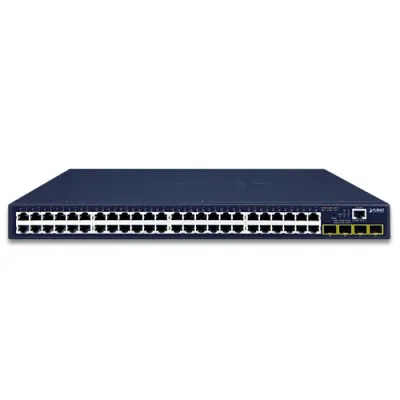 Planet - GS-4210-48T4S - 48-Port 10/100/1000BASE-T + 4-Port 100/1000BASE-X SFP Managed Gigabit Switch