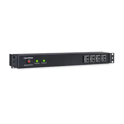 CYBERPOWER - RKBS20ST4F10R - 1800 J, 120 V, NEMA L5-20P twist lock plug, 14 NEMA 5-20R (4 front, 10 rear), 15 ft cord, Limited lifetime warranty